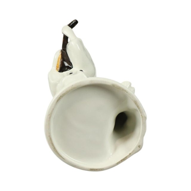 Vintage Ceramic Pierrot Statue with Lute, France, 1960s For Sale - Image 10 of 14