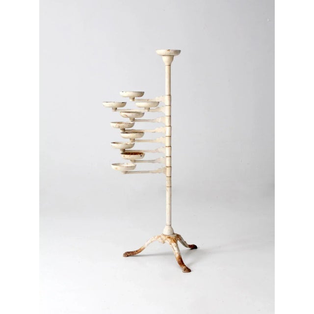 Victorian Victorian Cast Iron Plant Stand For Sale - Image 3 of 10