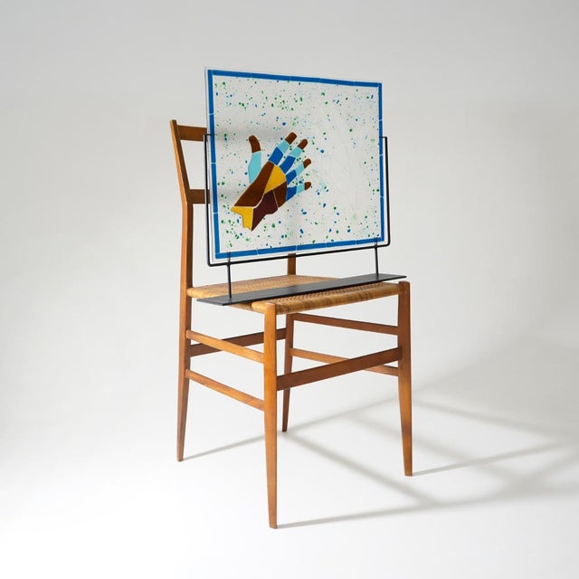 Glass Fusion Work by Mario Rossello for Studio Casarini Savona, 1990s For Sale - Image 13 of 15