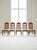 Bernhardt Set of 5 Vintage 1975 Bernhardt Cane Back Dining Chairs - 1 Captain, 4 Side For Sale - Image 4 of 11