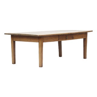 Large Antique Rustic French Farmhouse Coffee Table For Sale