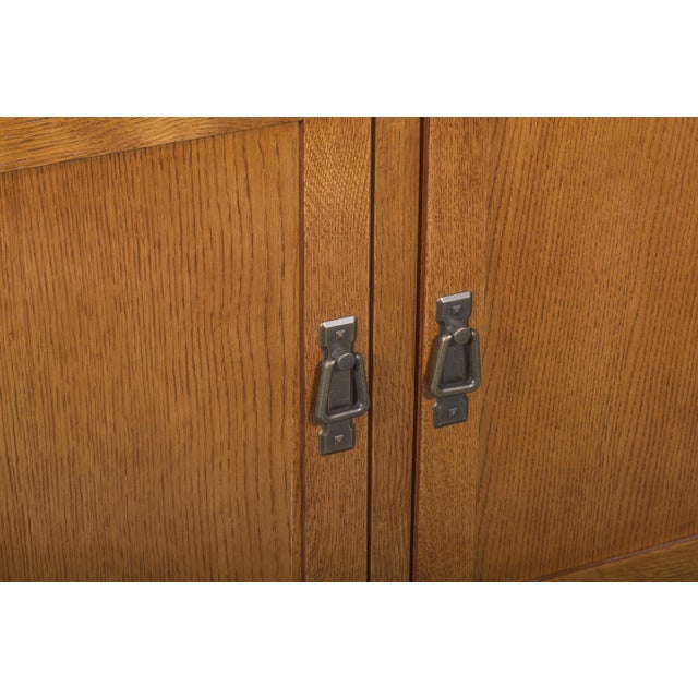 Mission Mission 2 Door 2 Drawer Sideboard, Console - Michael's Cherry For Sale - Image 3 of 9