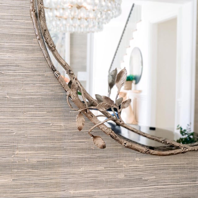 Not Yet Made - Made To Order Brilliant Gold Lennox Vine and Leaf Wall Mirror For Sale - Image 5 of 12