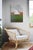 On the Outskirts by Justin Wheatley | Acrylic on Canvas White Barn in Open Field For Sale - Image 9 of 11