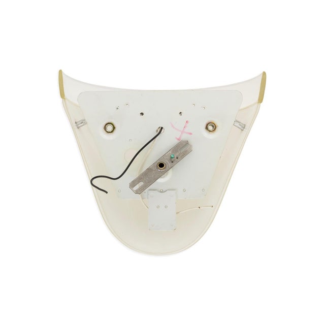 Leucos 1960s Handcrafted Leucos Italian Milky White 1960s Sconces - a Pair For Sale - Image 4 of 7