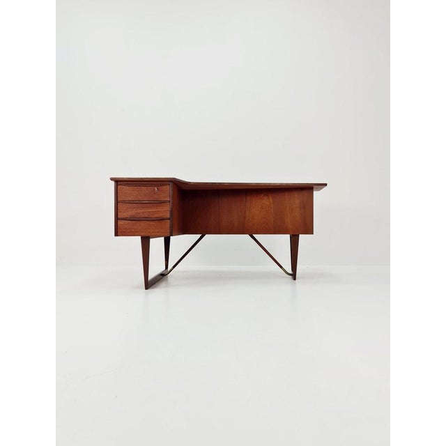 Danish teak desk, model Executive Desk by Peter Lovig Nielsen for Hedensted 1960s Design year: 1960s Designer: Peter Lovig...