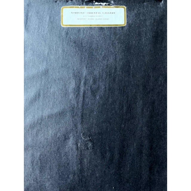 Framed Chinese Antique Textile Fragments Qing Dynasty Provenance - A Pair For Sale - Image 9 of 10