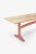 California Craft Nine Foot Hand Crafted Free-Edge Trestle Table For Sale In Chicago - Image 6 of 13