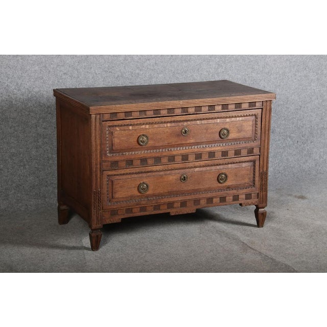 Baroque Chest of Drawers in Oak, 1780s For Sale - Image 17 of 18
