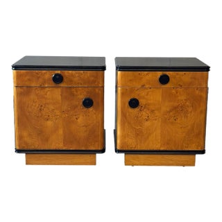 Art Deco Nighstands, a Pair For Sale