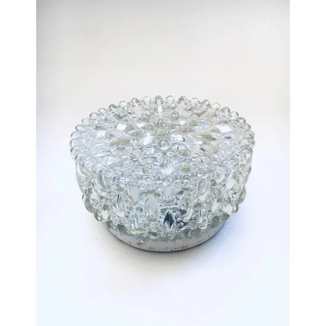 Glass Wall Lamp in Glass by Helena Tynell for Glashutte Limburg, 1960s For Sale - Image 7 of 9