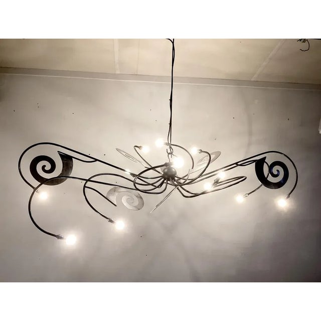 Chandelier by Maroeska Metz, 1980s For Sale - Image 3 of 11