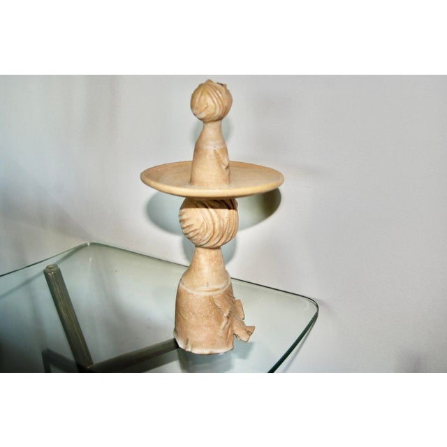 Poetic Stoneware Figure from Pierre Koppe, France, 1979 For Sale - Image 4 of 13