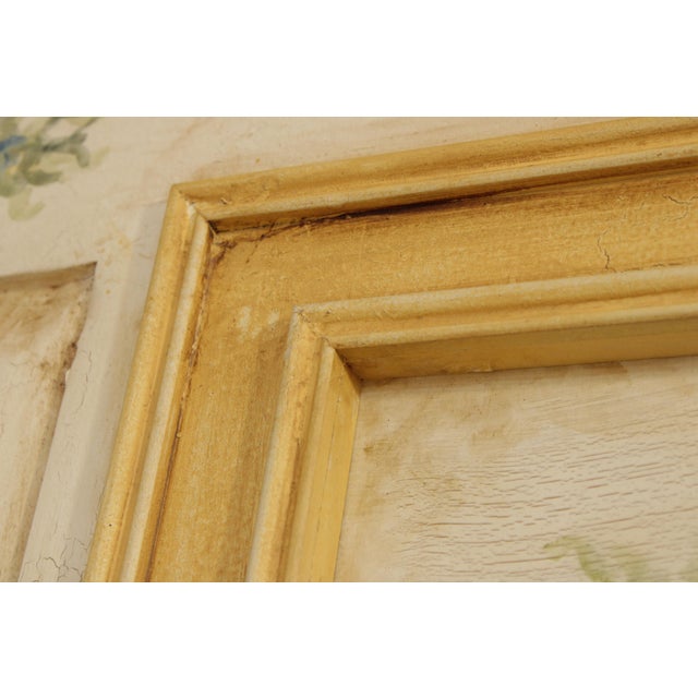 Habersham Crackle Paint Trumeau Mirror For Sale - Image 10 of 18
