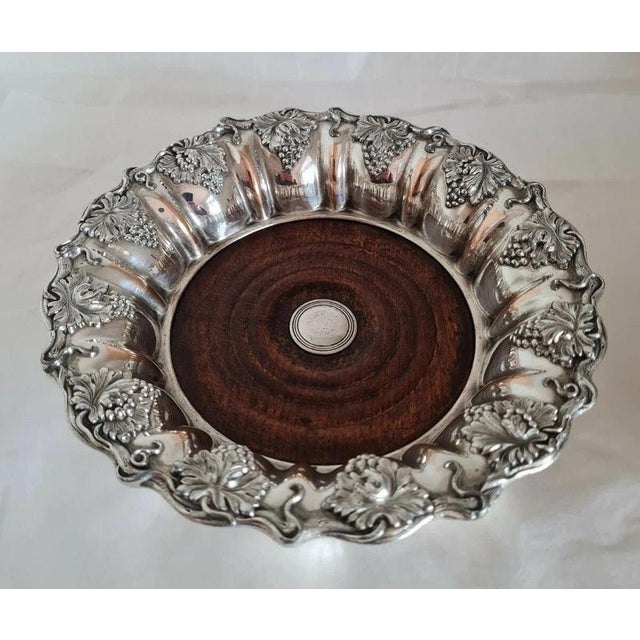 Antique George IV Sheffield Plate Wine Bottle Coasters, 1830, Set of 2 For Sale - Image 4 of 12