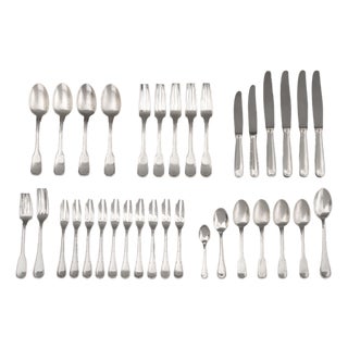 Christofle Silver Plate Flatware Service, 32 Pcs. For Sale