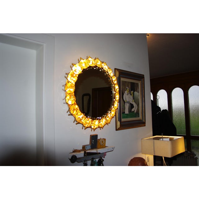 Vintage Circular Mirror by Christophe Palma, 1960 For Sale - Image 12 of 13