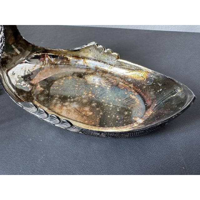 Vintage Italian Silver-Plated Swan Toast Rack, 1970s For Sale - Image 9 of 18