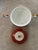 1980s Mikasa Bone China Coffee/Tea Pot Set With Creamer & Sugar Container in Mikasa Egyptian Terracotta Pattern - Set of 3 For Sale - Image 9 of 10