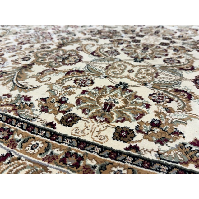 Cream 3ft 11in X 5ft 3in Kenneth Mink Infinity Persian Ivory Area Rug For Sale - Image 8 of 12