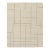 Rug & Kilim’s Modern Rug with Cream High-Low Geometric Patterns - 12x15 For Sale