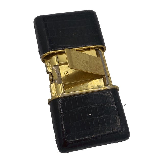 1940s Large 895 Ermeto Pullman 8-Day Travel Watch from Movado, 1940s For Sale - Image 5 of 10