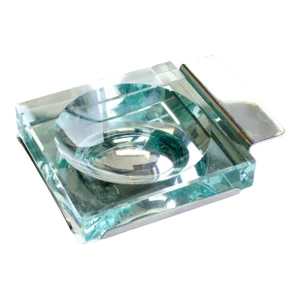 Fontana Arte Mazza Krupp Gramigna Crystal Glass Pocket Vide Poche