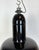 Industrial Industrial Black Enamel Factory Lamp with Cast Iron Top, 1930s For Sale - Image 3 of 18