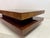 Animal Skin Brown Lacquered Goatskin Sliding Coffee Table, Italy, 1970s For Sale - Image 7 of 18