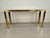 Metal Gold-Plated Brass Console Table by Liwans, 1970s For Sale - Image 7 of 18