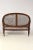 French Antique Louis XVI Walnut Settee, France 19th Century For Sale - Image 3 of 7