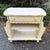 Vintage Painted Cream Nightstand/Side Table With Drawer & Open Storage For Sale - Image 9 of 11