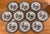 Coffee Royal Stafford Harvest Scene Dinnerware - Set of 10 Plates For Sale - Image 8 of 10