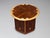 1960s Restored Lane Acclaim Drum Table Round Hexagon Side End Table Storage Cabinet For Sale - Image 5 of 14
