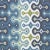 Sample- Schumacher Darya Ikat Fabric in Sky For Sale