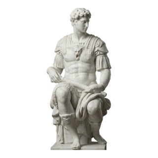 Giuliano De' Medici, Duke of Nemours – Marble Renaissance Sculpture For Sale