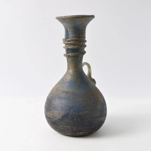 1970s Large Scavo Glass Vase from Murano, 1960s For Sale - Image 5 of 12