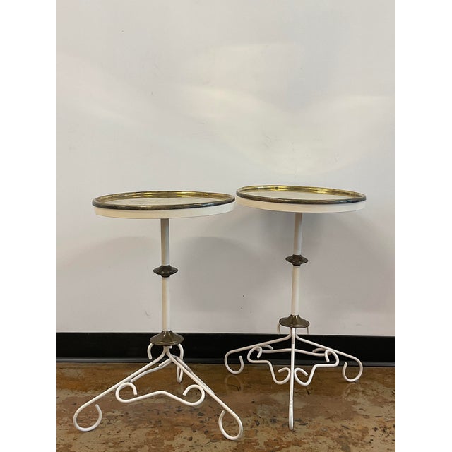 Pair of Mid-Century European Martini Tables, 1940s For Sale - Image 4 of 18