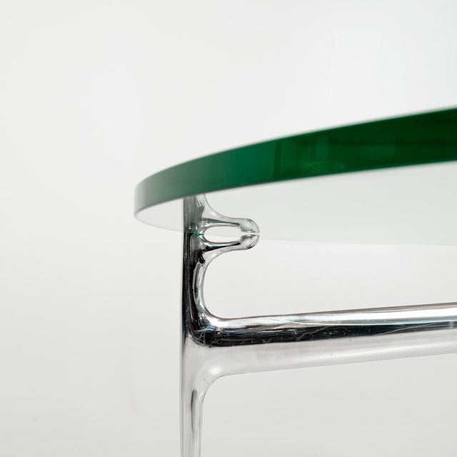 Metal Alexander Girard for Braniff Airlines Glass Coffee Table, 1965 For Sale - Image 7 of 10