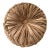 Vintage Mid Century Accent Pillow Round Velour Victorian Traditional Art Nouveau Hollywood Regency For Sale