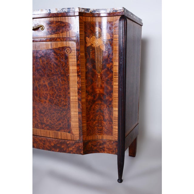 Brown Art Deco Buffet in Mahogany by Paul Follot, 1920s For Sale - Image 8 of 18