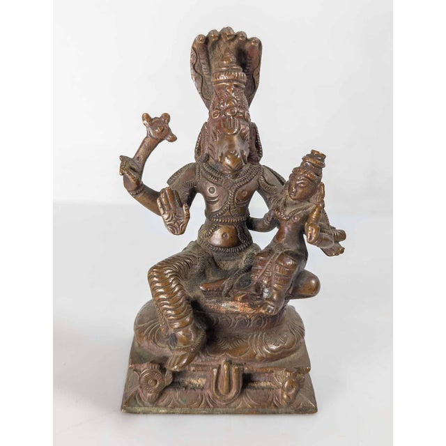 Indian 19th or 20th Century Bronze Hindu Deity Figure of Hayagriva Vishnu For Sale - Image 3 of 10