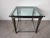 1980s Larry Laslo for Directional Postmodern Metal & Glass Side Table For Sale In Miami - Image 6 of 11