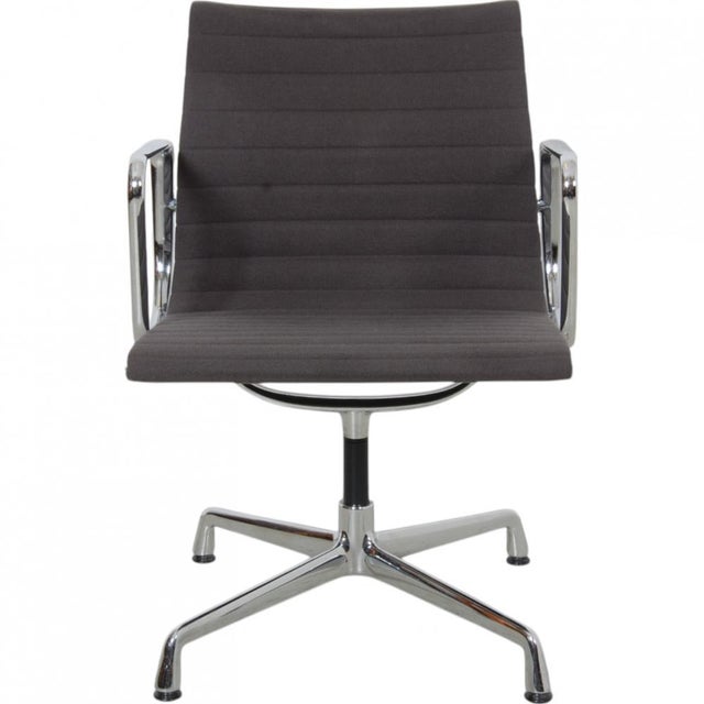 EA-108 Chair in Grey Hopsack Fabric by Charles Eames For Sale - Image 14 of 14