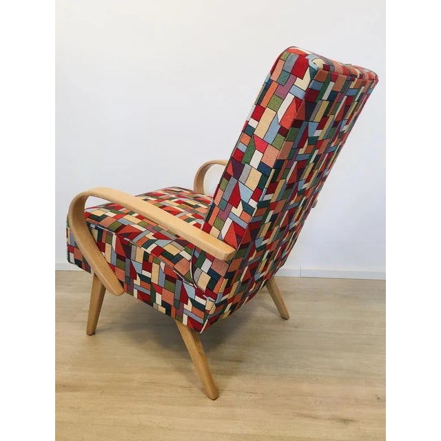 Wood Wooden Armchair by Jaroslav Smidek, 1960s For Sale - Image 7 of 12