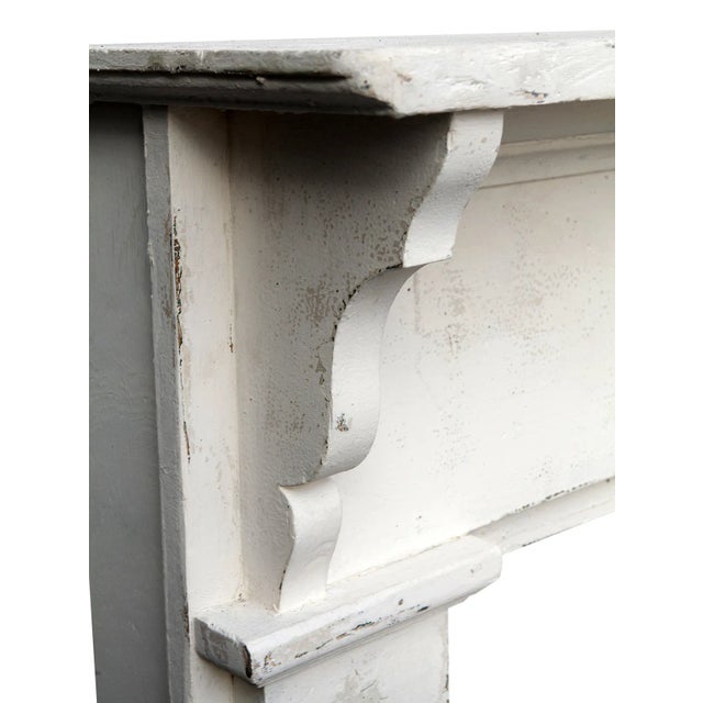 Antique Wooden Fireplace Mantle For Sale - Image 9 of 12