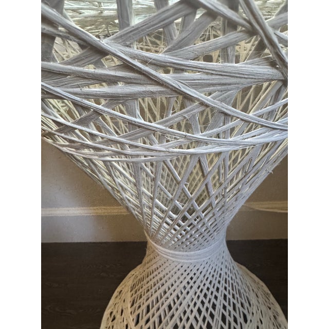 1960s Mid Century, Russell Woodard Vintage Tall Hourglass Side Table For Sale - Image 5 of 12