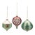 Add sparkle and dimension to your holiday décor with this Assorted Glass Ornament Set. Featuring a mix of classic glass...