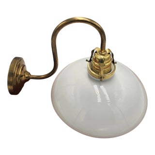 Art Deco Brass Wall Lamp, 1920s For Sale