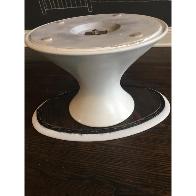 1970s Chromcraft White Tulip Fiberglass Coffee Table and End Table Set - 2 Pieces For Sale - Image 11 of 12